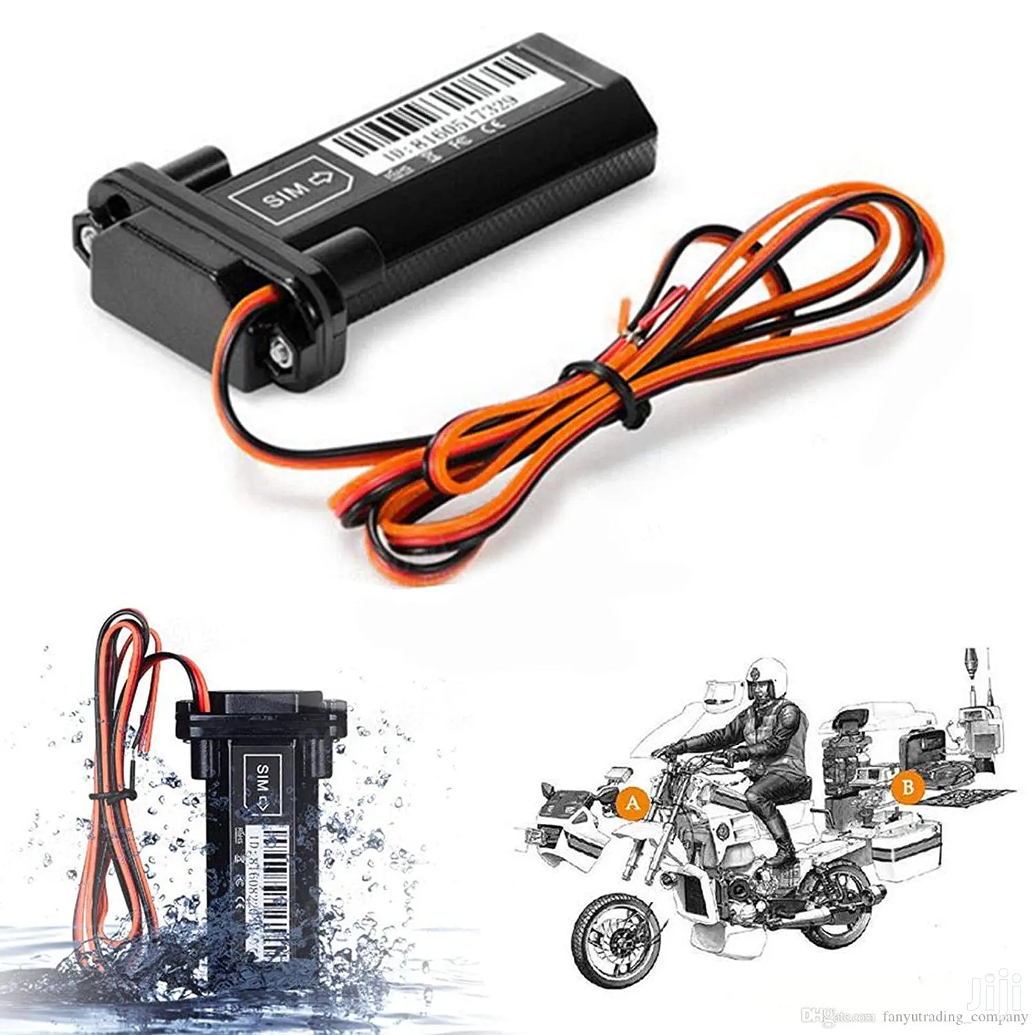 Motorcycle GPS Tracker Motorbike Tracker No Monthly/Yr Fee