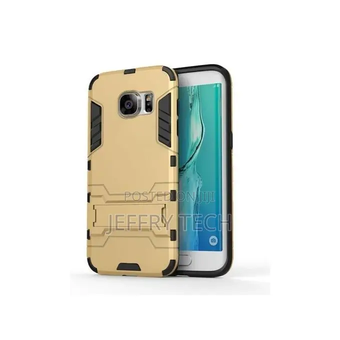 Armor Kick-Stand Case for Samsung S7 Dual Protection- Gold