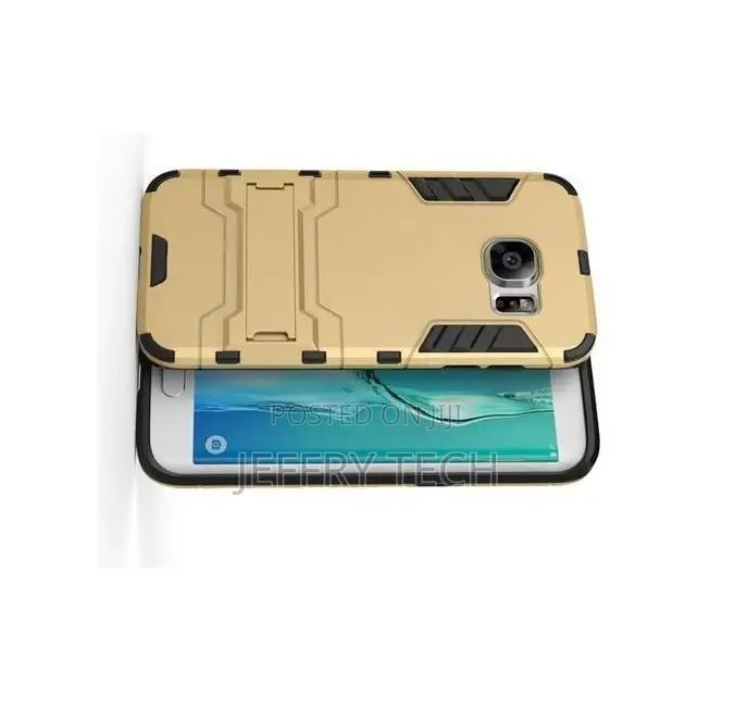 Armor Kick-Stand Case for Samsung S7 Dual Protection- Gold
