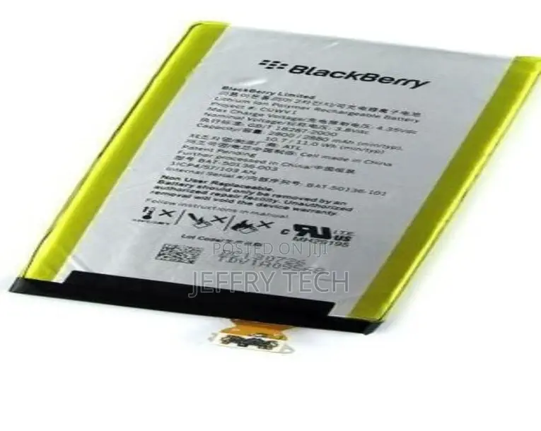 Blackberry Battery - Silver and Yellow