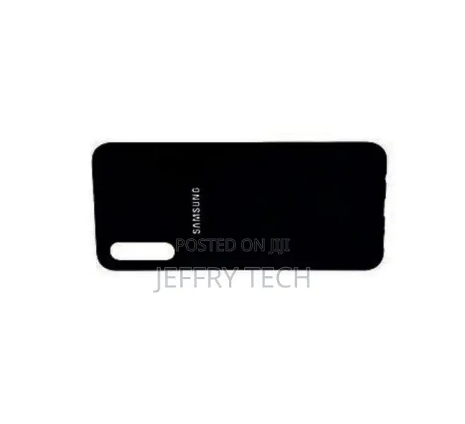 Samsung A30S Silicone Back Case - Black