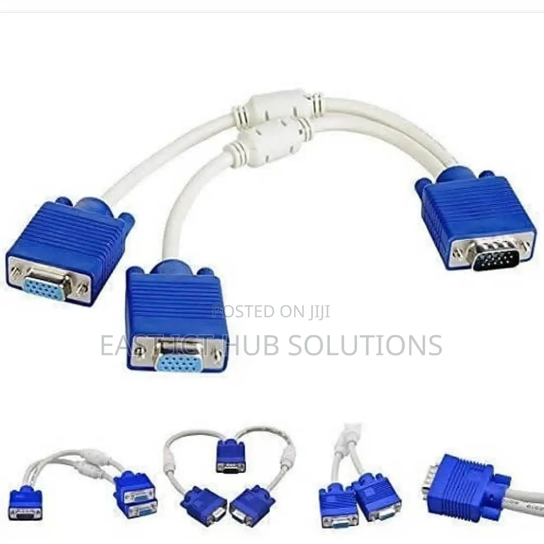 DUAL Vga Cable / One Into 2 Cable