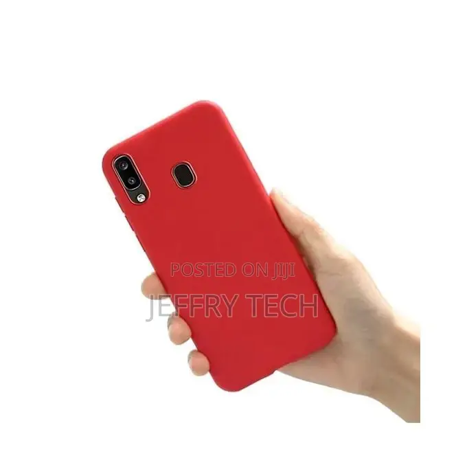 Silicone Cover for Samsung Galaxy A30 - Red