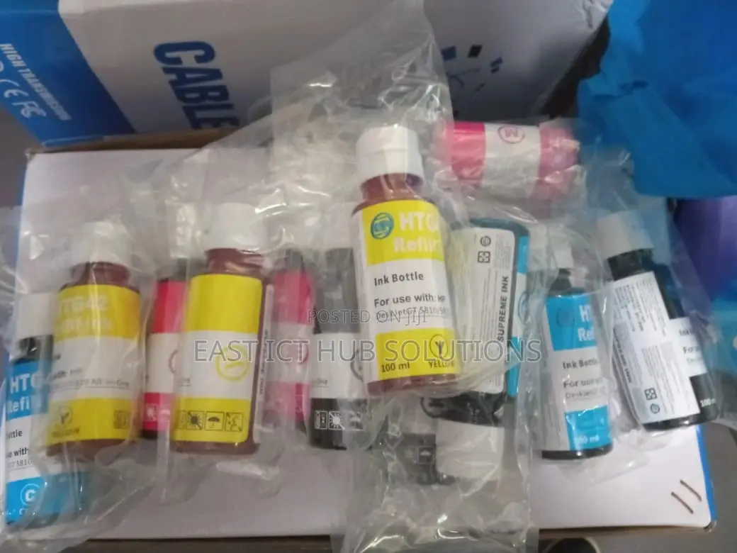 Hp Color Inks For All Inkjet And Deskjet Printers 100ml