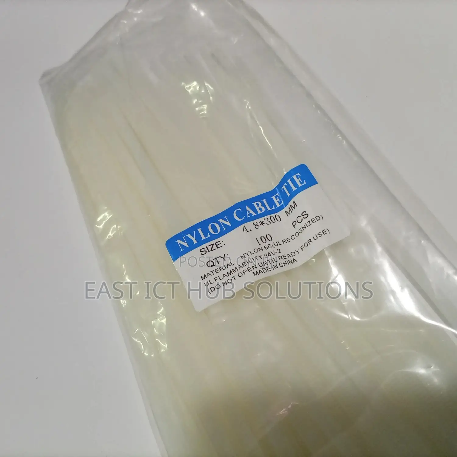 Quality Cable Ties All Sizes, Mild Cream in Color