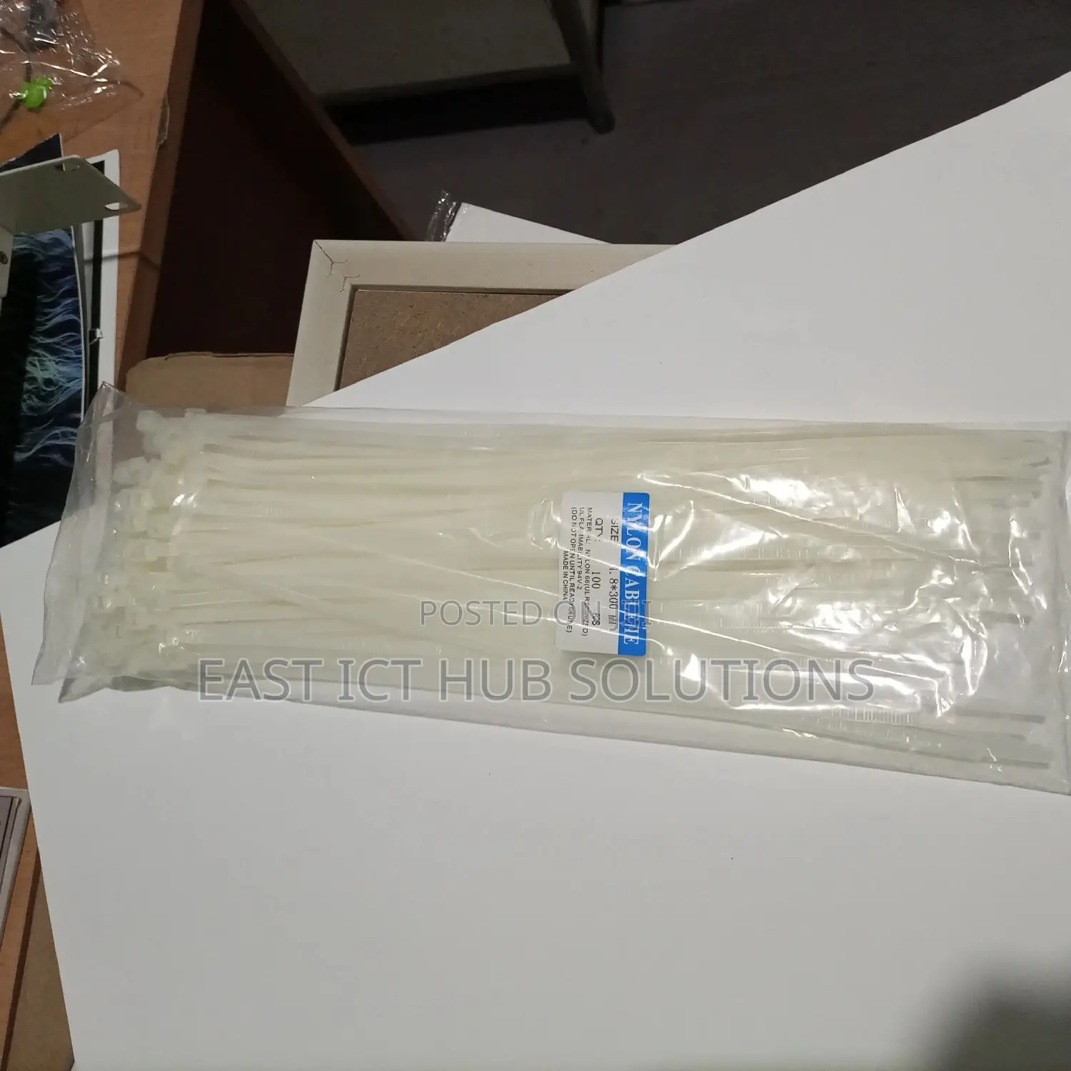 Quality Cable Ties All Sizes, Mild Cream in Color