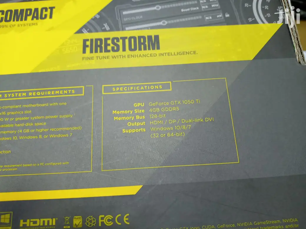 4gb 1050ti Nvidia Geforce Graphics Card