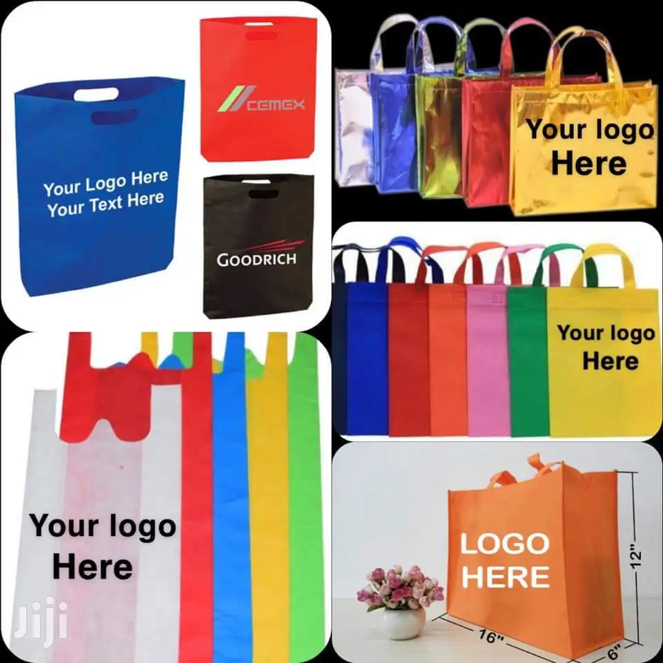 Non-Woven Bags Printing Diff' Bags, Shapes, Colors