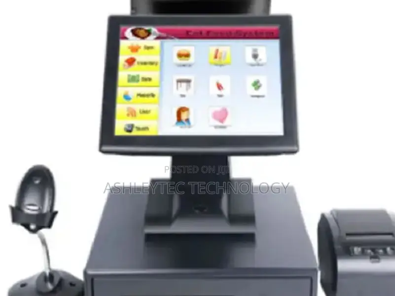POS (All in One), Bar Code Scanner, Thermal Printer, Cash Dr