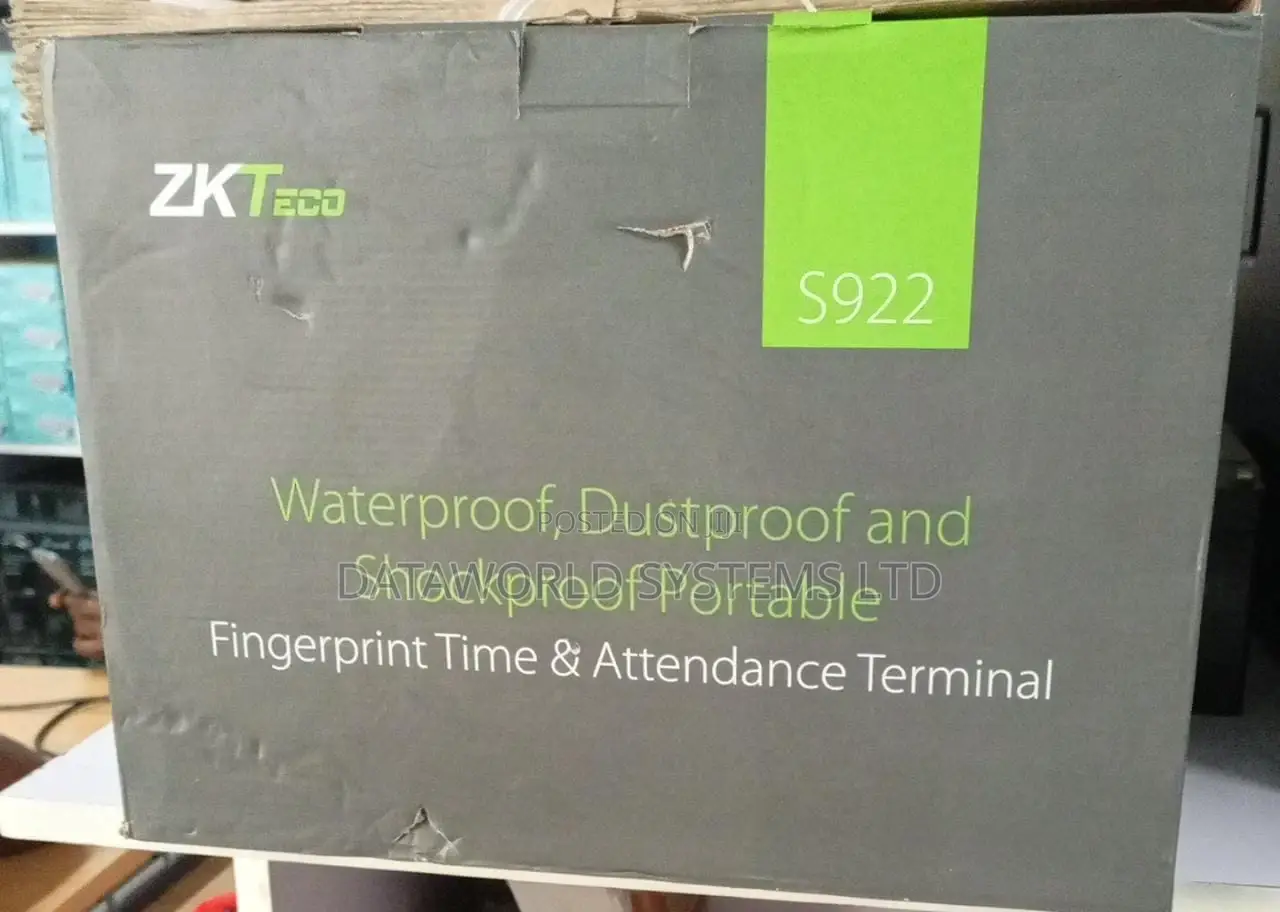 Zkteco S922 Portable Fingerprint Time and Attendance Termina