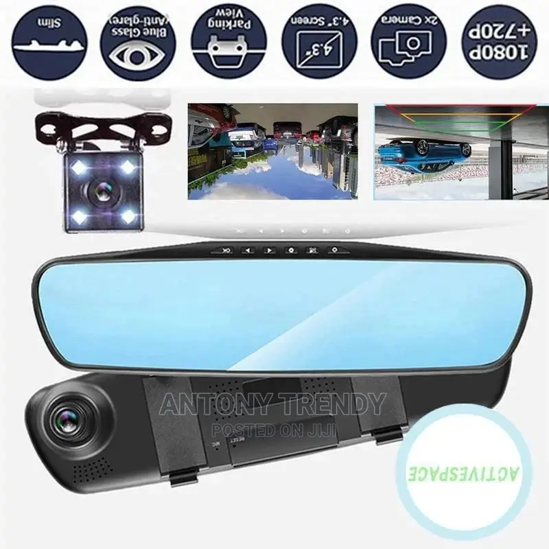 Dash Cam With Reverse Camera Can Paly Music