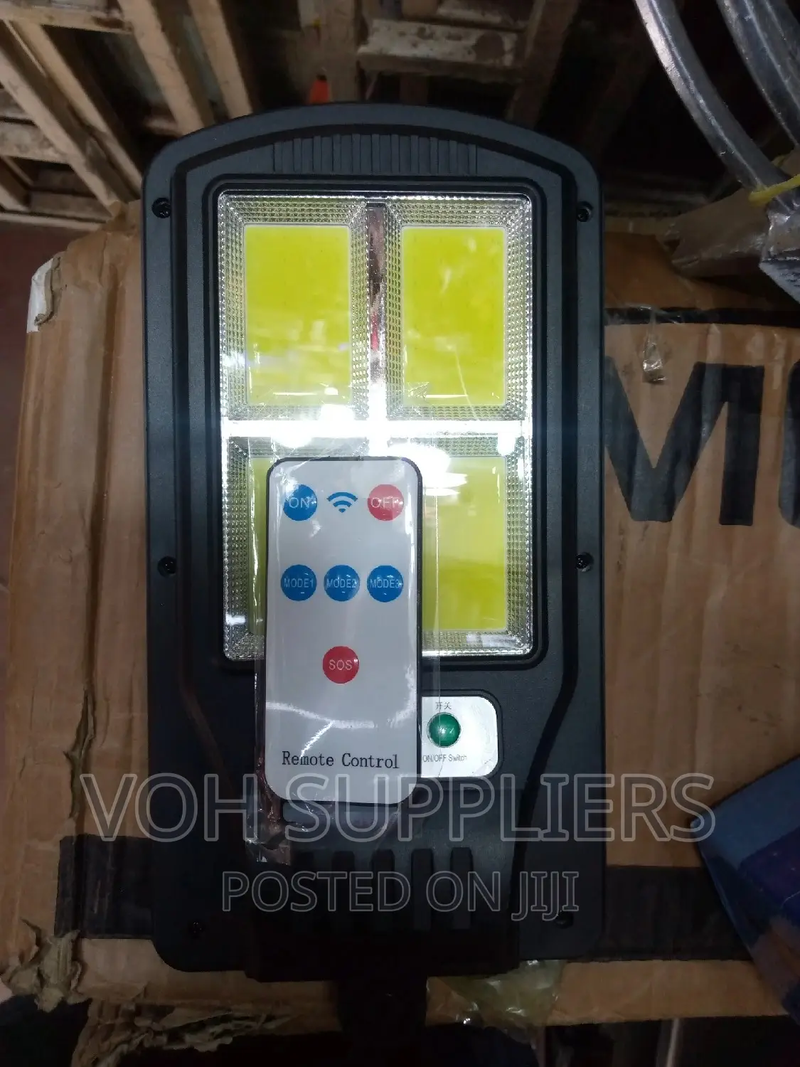 Small Floodlight With a Solar