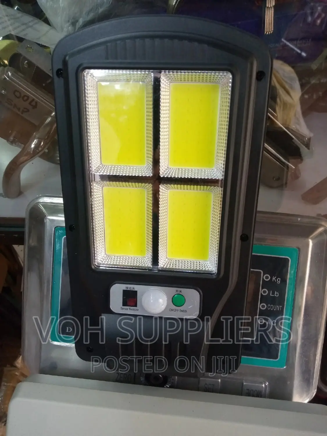 Small Floodlight With a Solar