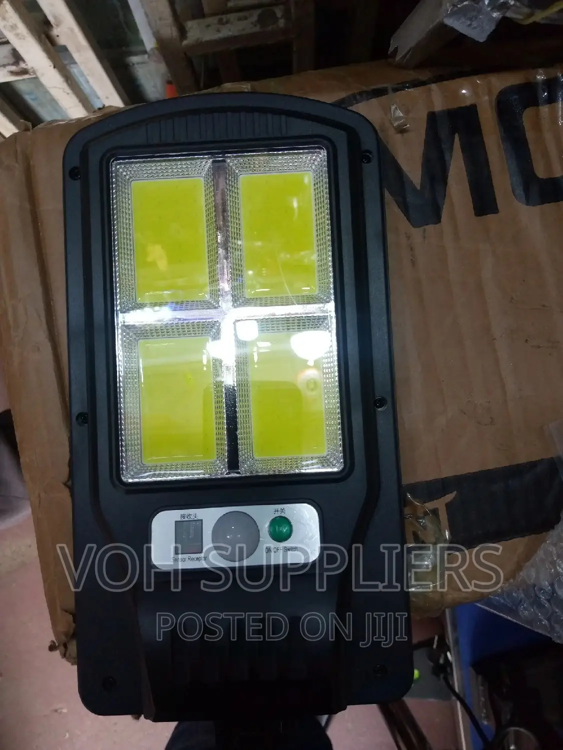 Small Floodlight With a Solar