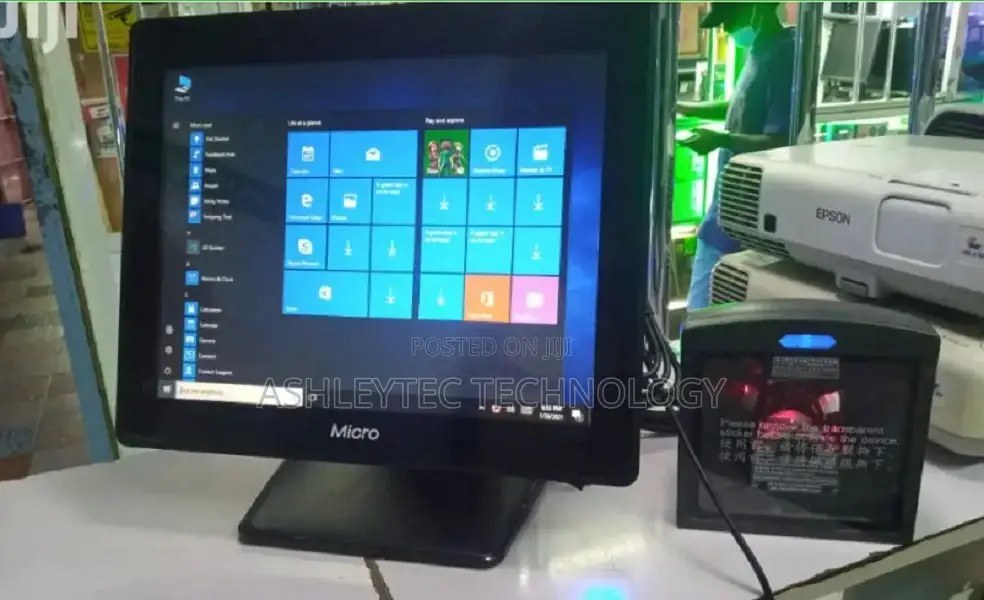 All in One Touch POS System Monitor Terminal 4GB Ram 256gb
