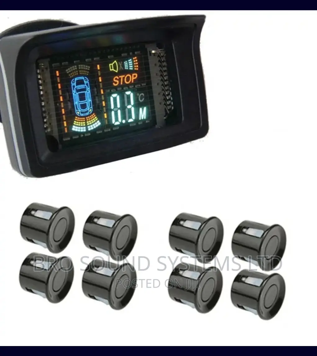 UNIVERSAL FRONT REAR VFD Display Car Parking Sensor