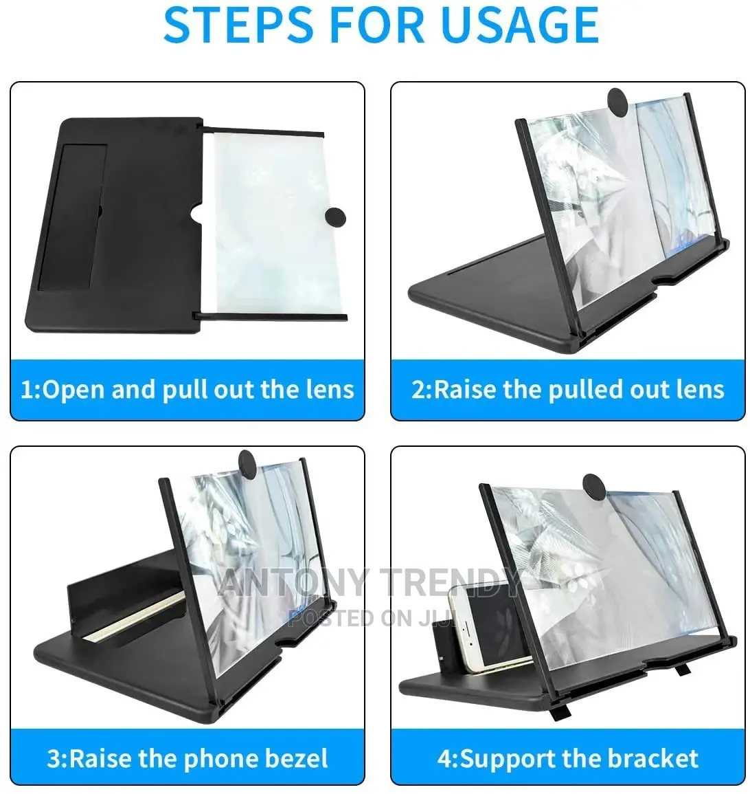 Mobile Phone Screen Magnifier 3d Hd Amplifier