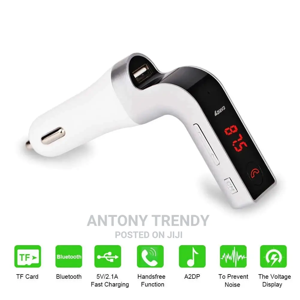 Carg7 Car G7 Aux Bluetooth FM Transmitter USB Charger