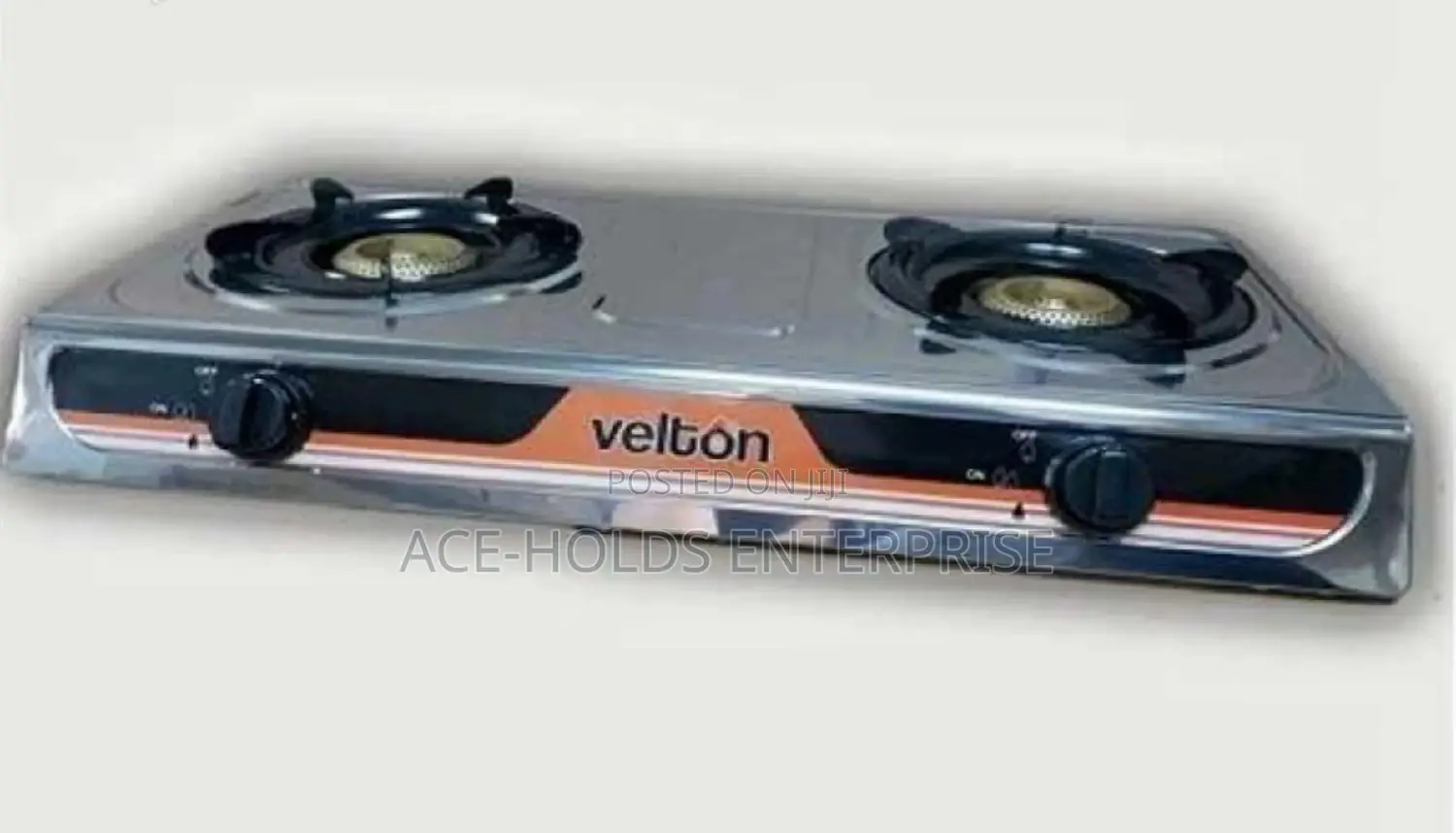Brand New Commercial Stainless Steel Double Burner.