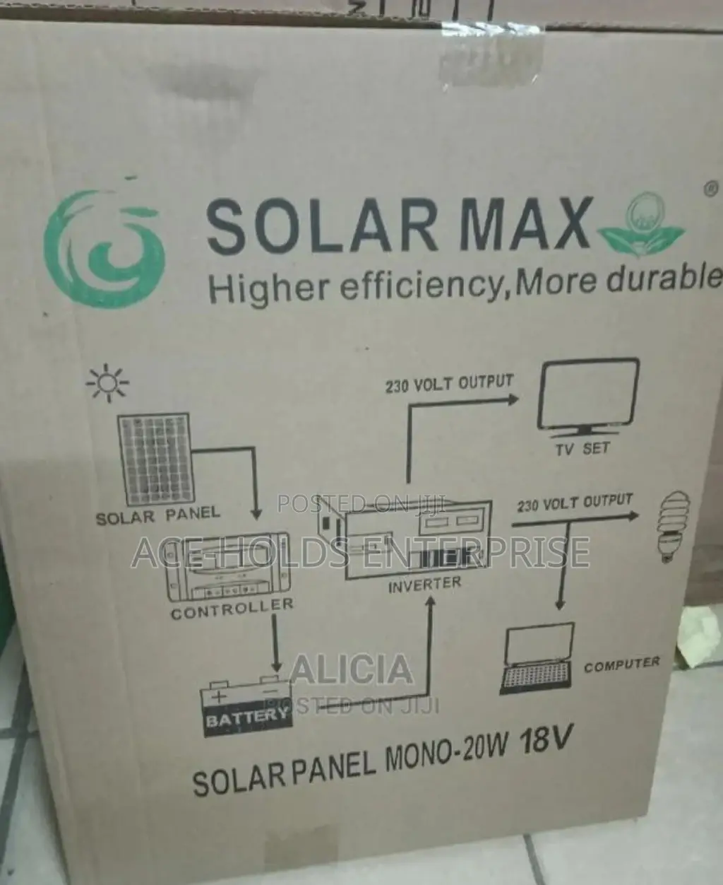 20 Watts Solar Max Solar Panel