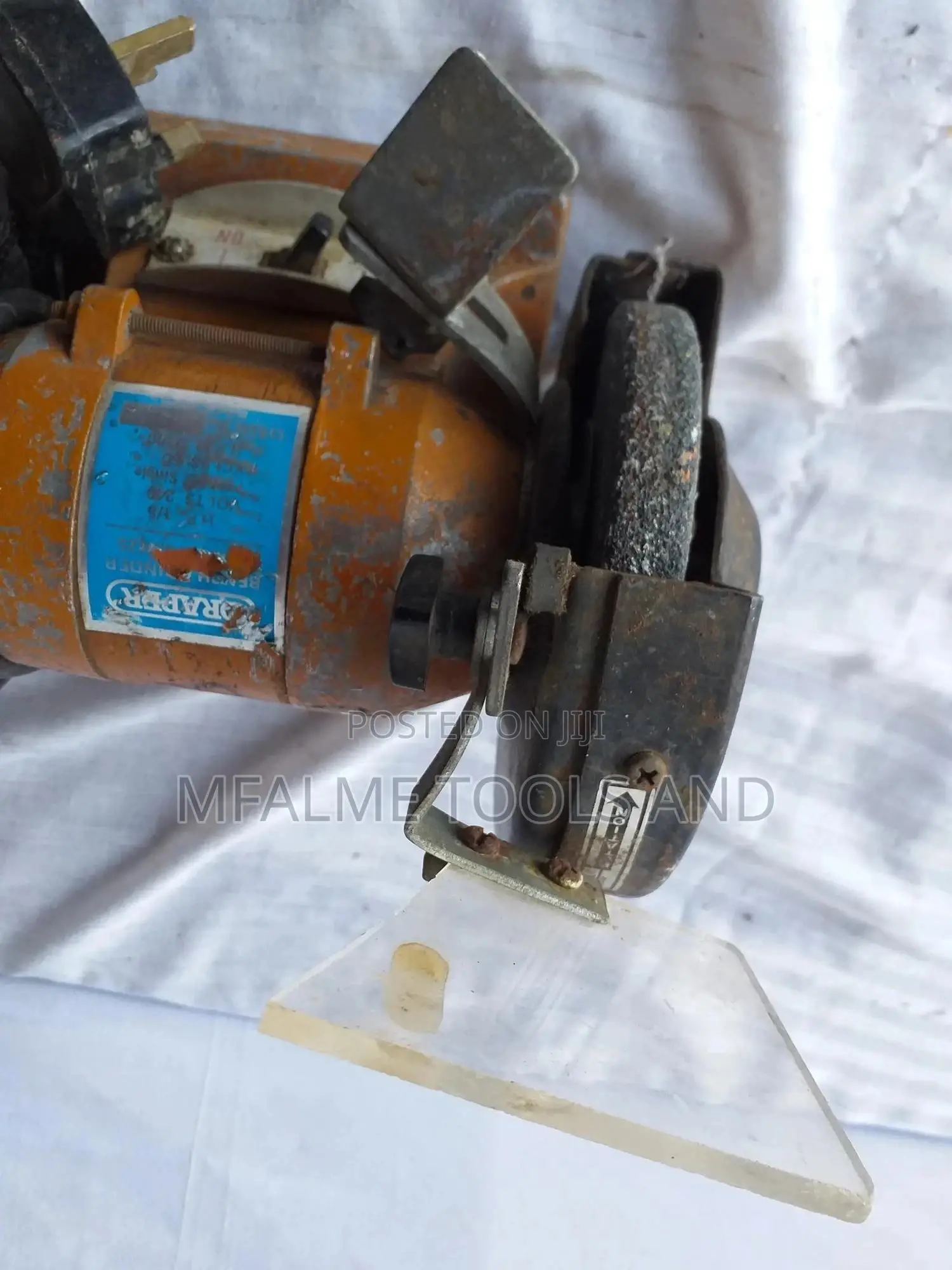 Grinder - Bench Grinder, 240v, 650w Draper, Wire Brush Ex-Uk