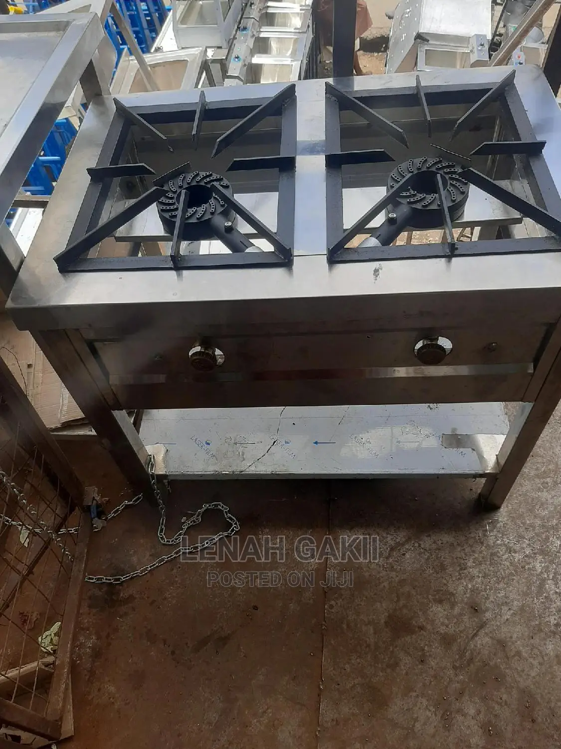 Gas Cooker Stainless Steel