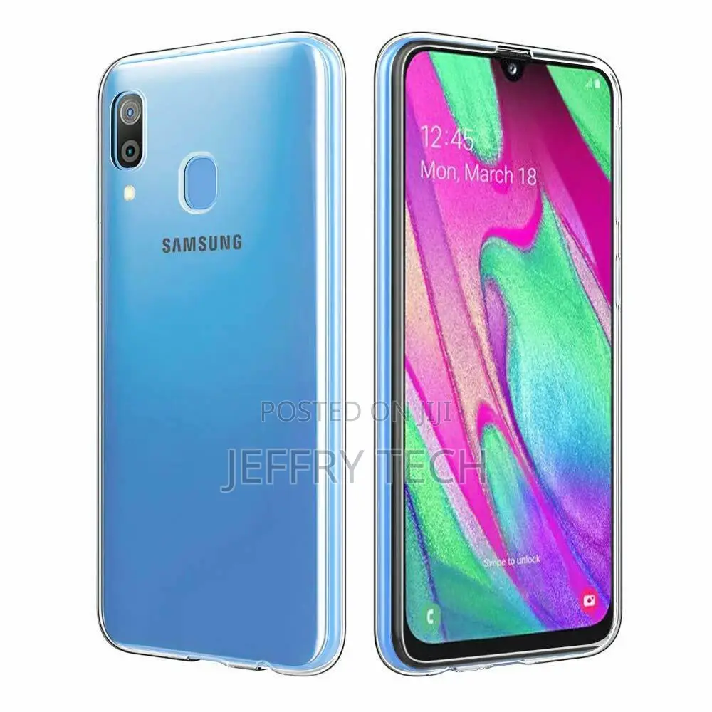 Samsung Galaxy A40 Case Clear Silicone Ultra Slim Gel Cover