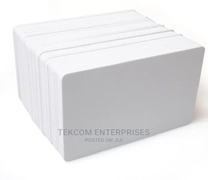 Plain White High Quality PVC Cards