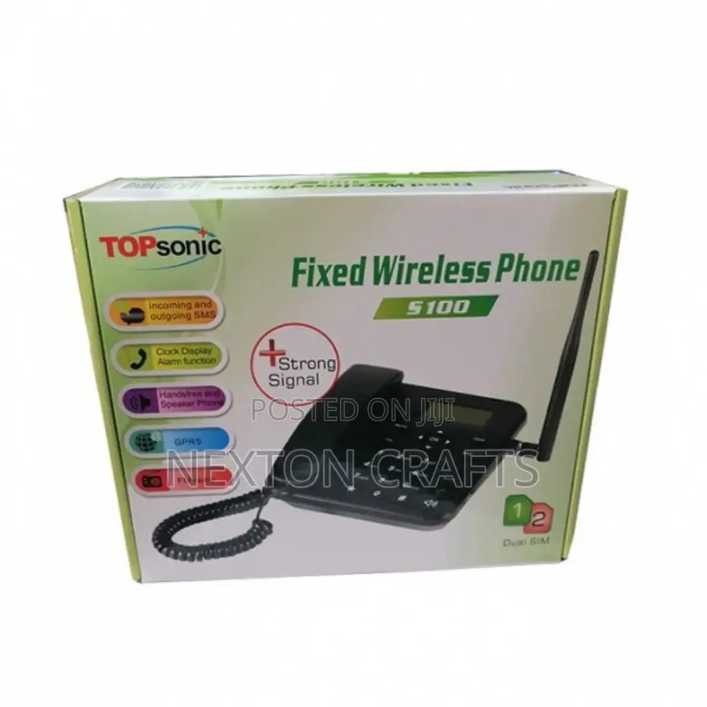Topsonic S100 Desktop Phone With Dual Sim