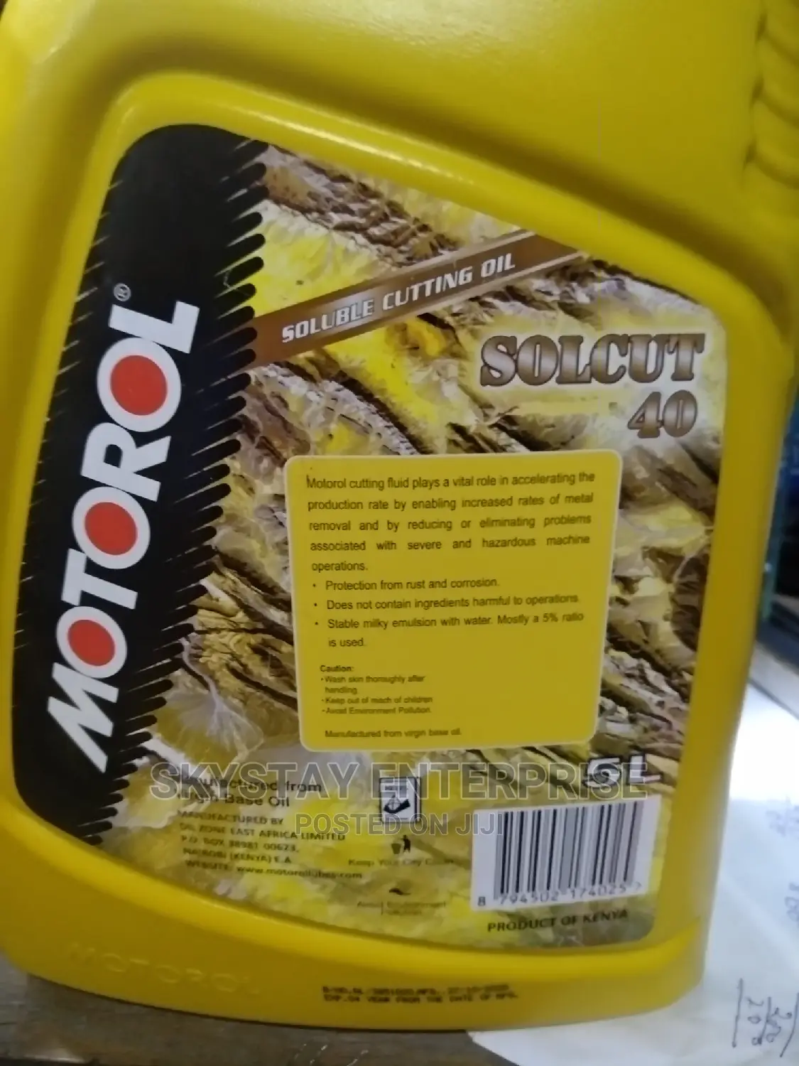 Lathe Cutting Oil 5L 1L