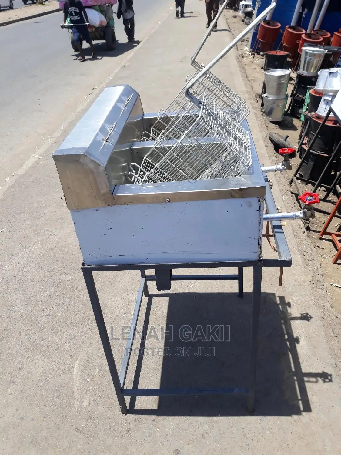 Gas Fryer Double