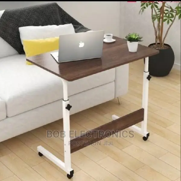 Foldable Bedside Laptop Stand With Lockable Wheels