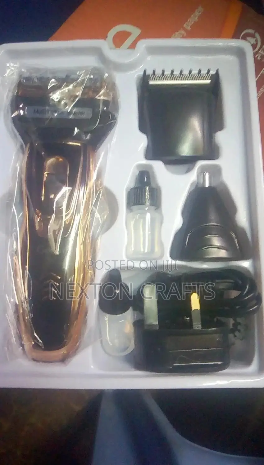 Geemy 3 in 1 Rechargeable Hair Beard Nose Shaver Trimmer