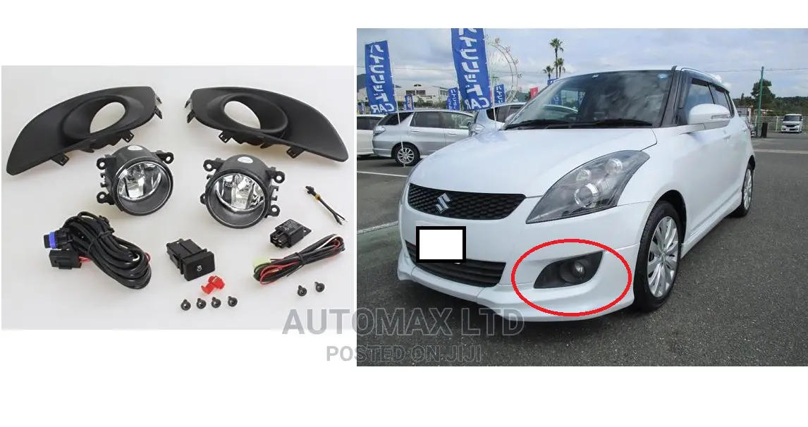 Suzuki Swift RS: Yr2013+ Complete Fog Lamp Set With Covers