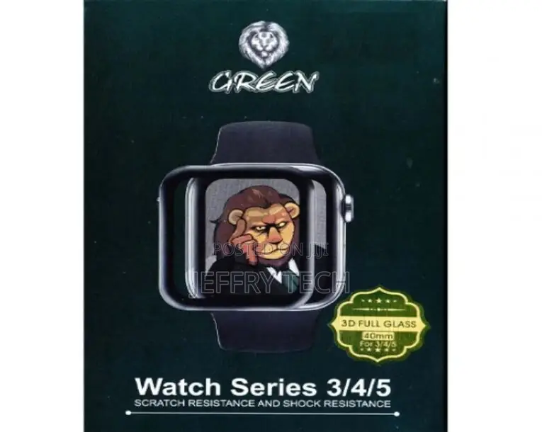 Series 4/5 GREEN 3D Full Tempered Glass