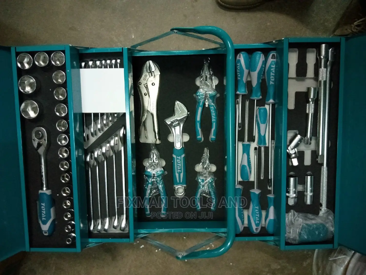 Total Mechanical Tool Box Full Equipments