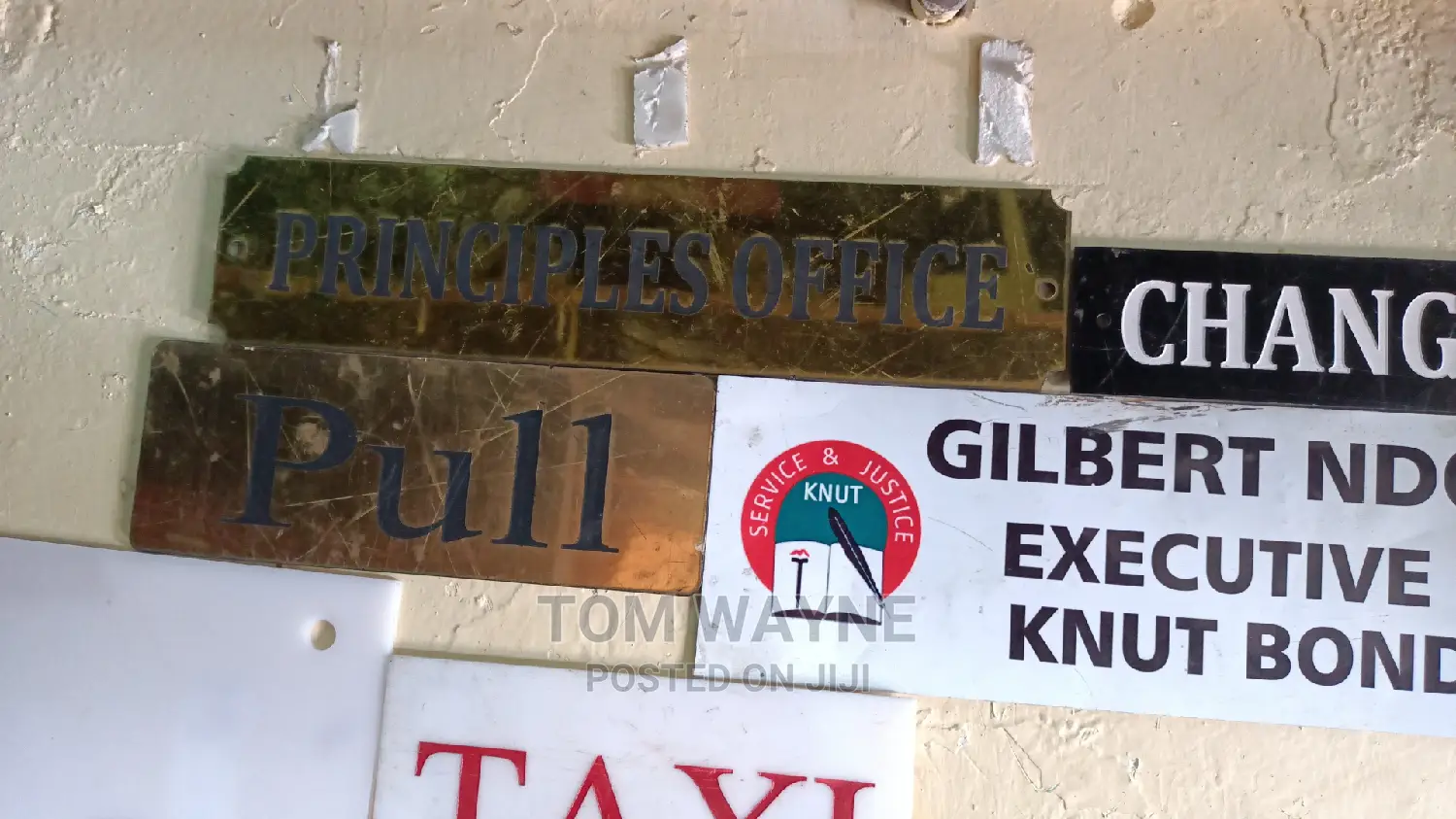 Office/Room/Department/Floor Signage