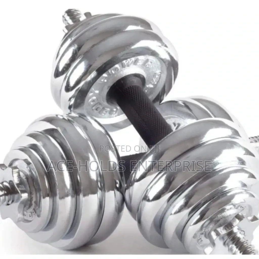 20 Kgs Chrome Dumbbells Set