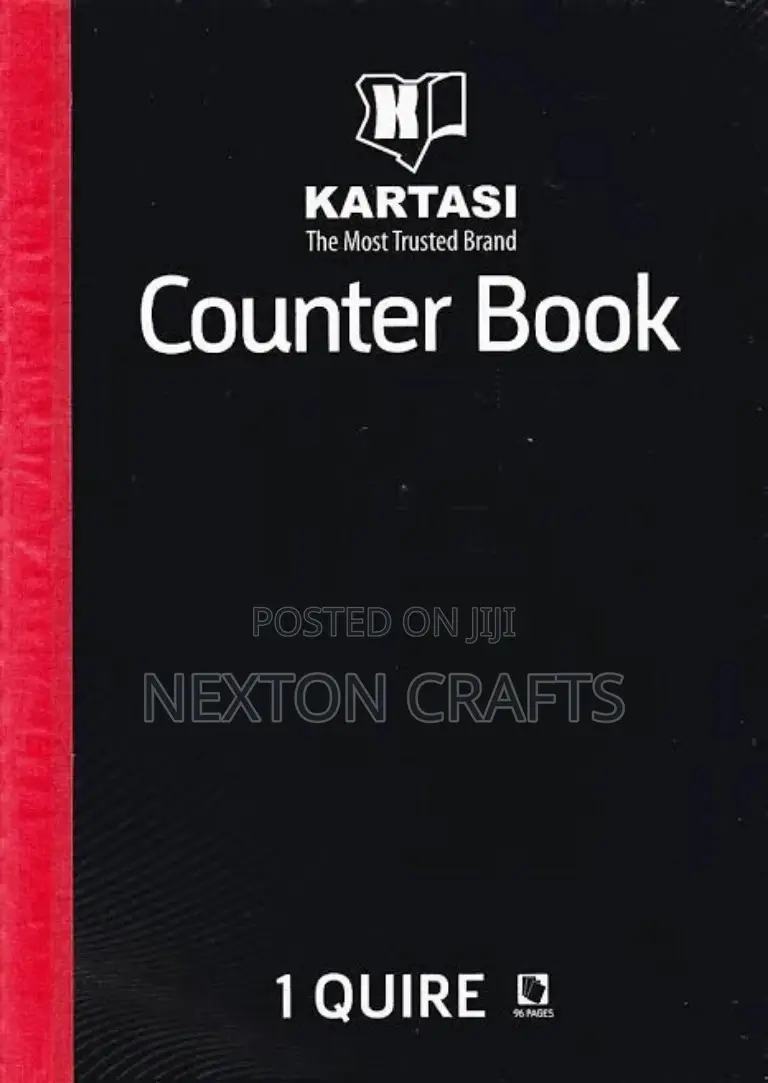 Counter Book A4 1 Quire