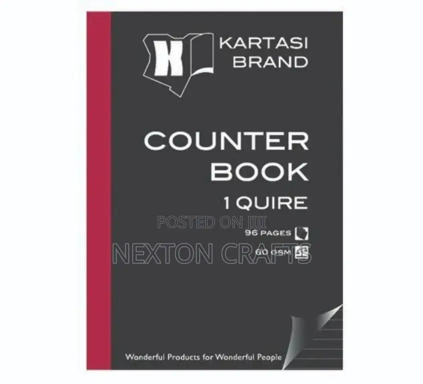 Counter Book A4 1 Quire