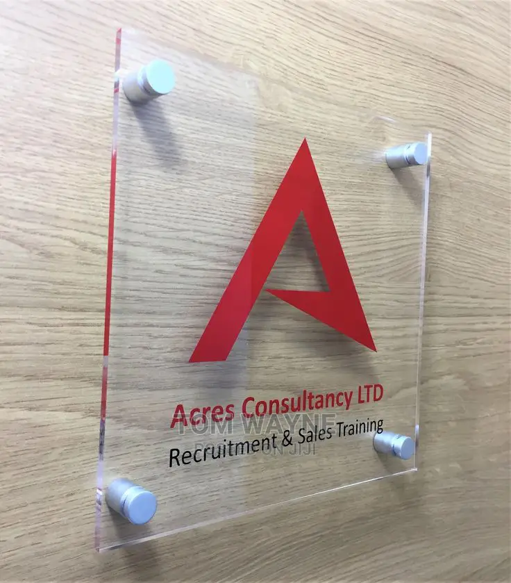 Perspex Door Signage