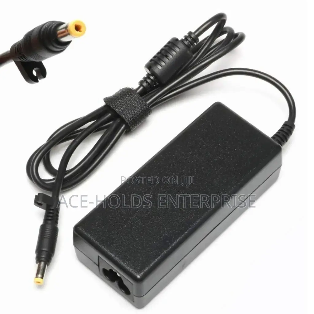 Yellow Pin Hp Laptop Charger Adapter