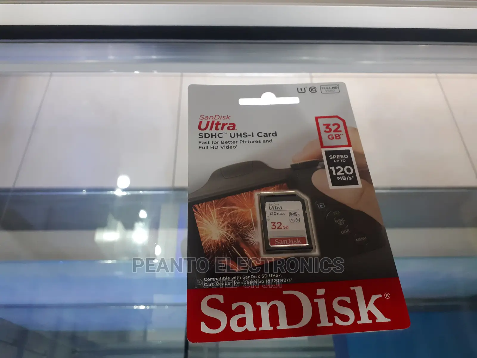 Sandisk 32gb Ultra SDHC Uhs-I Memory Card - 120mb/S, C10, U1