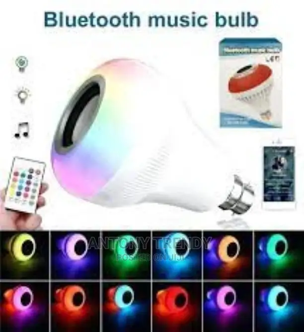 LED Light Bulb Bluetooth Speaker