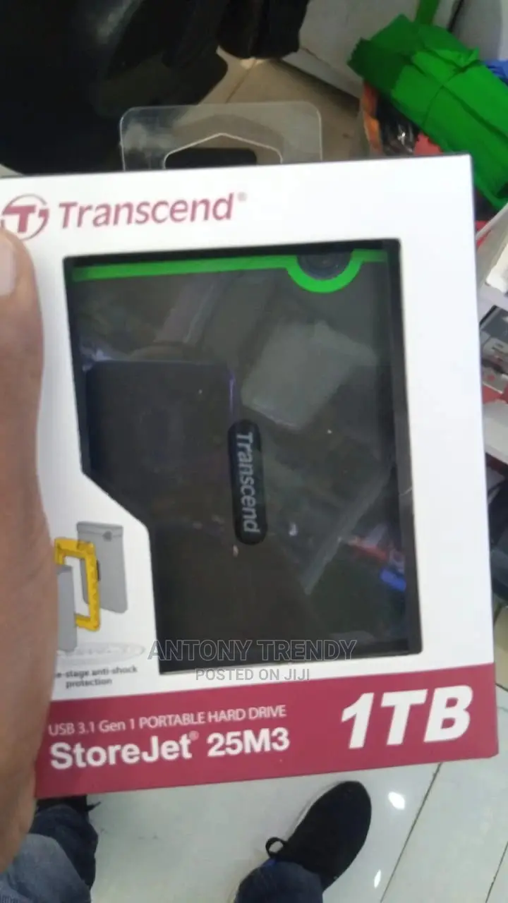 Transcend Portable Hard Drives Storejet 25m3c 1tb,