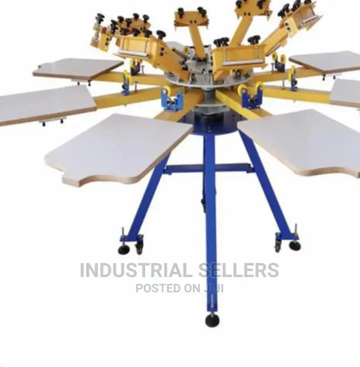 Great 6colour 6station Screen Printing Machine