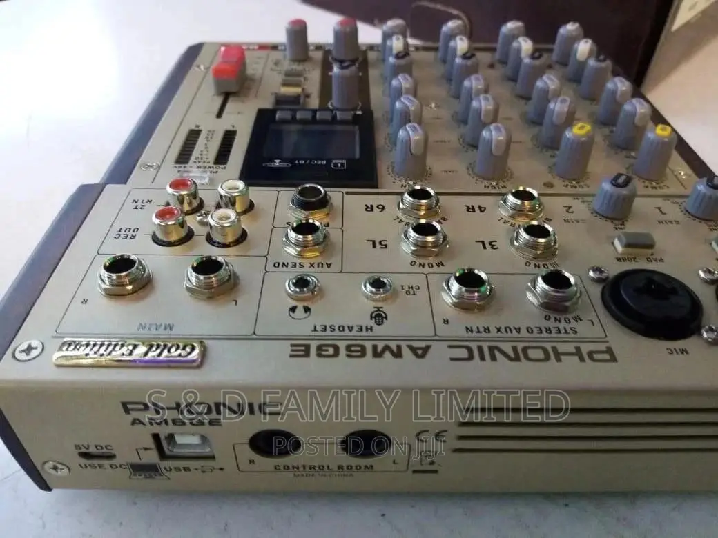 Phonic 6 Channels Plain Mixer