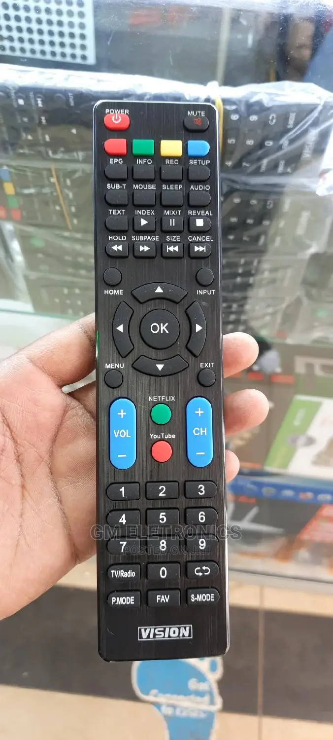 Vision Plus Youtube Netflix Replacement Remote Control.