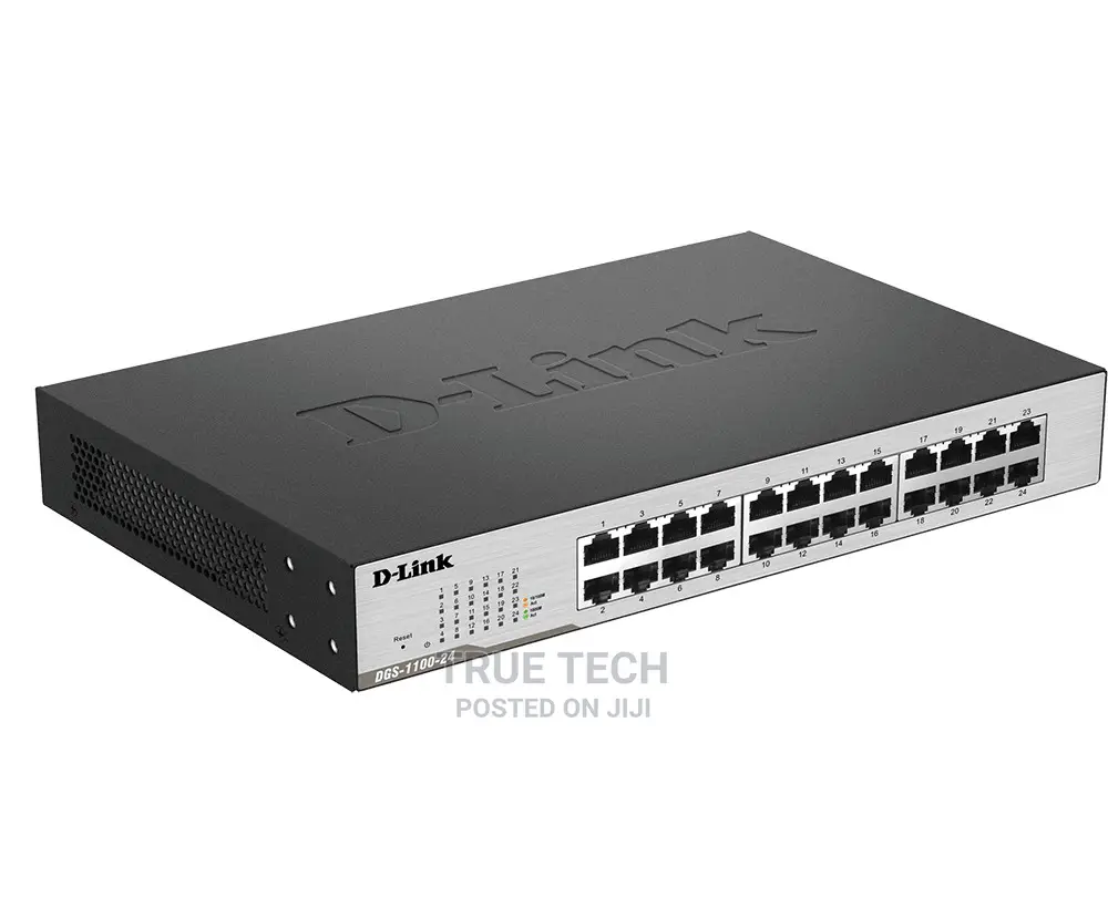 D-Link DGS-1100-24P 24-Port Gigabit Managed Switch