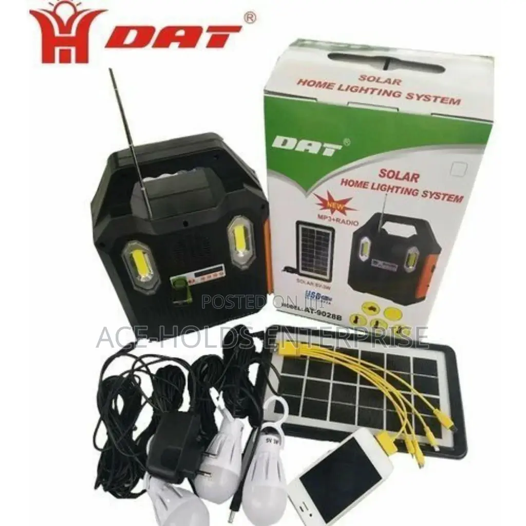 Dat at-9028 Solar Lighting System.